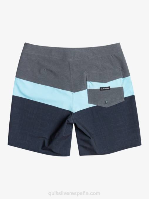 negro shorts de playa surfsilk panel 20 D6T4D1464 hombres Quiksilver