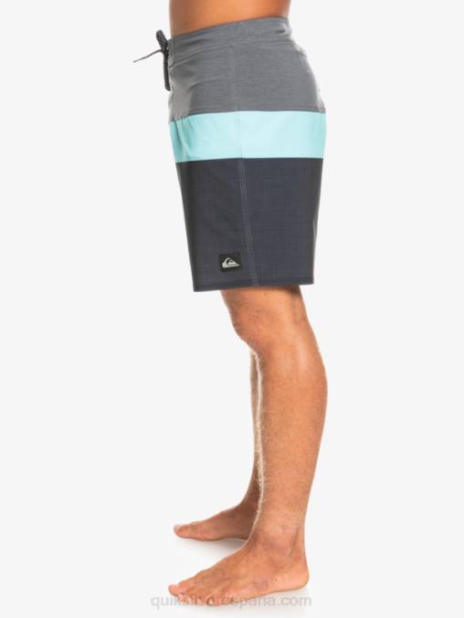 negro shorts de playa surfsilk panel 20 D6T4D1464 hombres Quiksilver