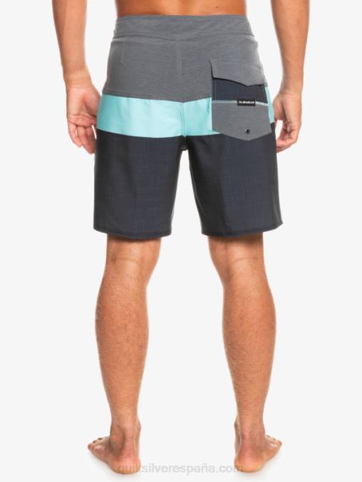 negro shorts de playa surfsilk panel 20 D6T4D1464 hombres Quiksilver