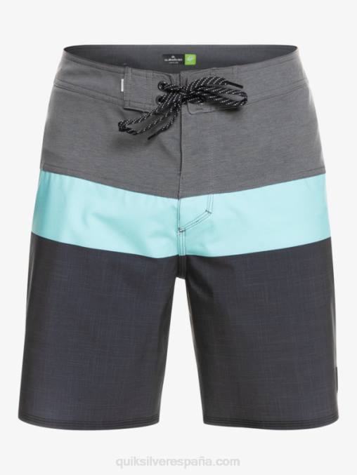 negro shorts de playa surfsilk panel 20 D6T4D1464 hombres Quiksilver