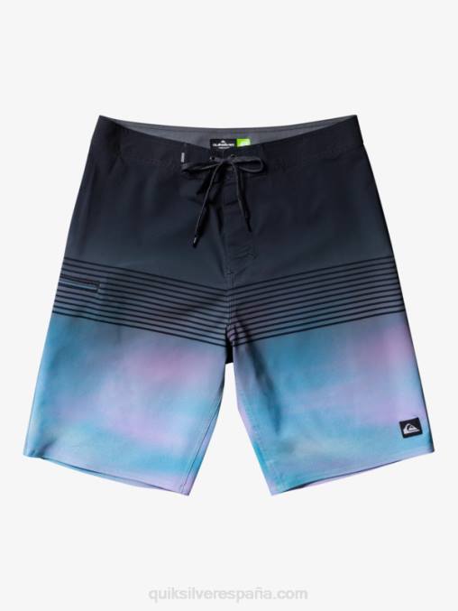 negro shorts de playa surfsilk slab 21 D6T4D451 hombres Quiksilver