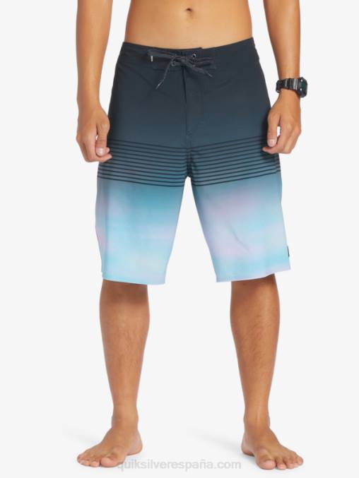 negro shorts de playa surfsilk slab 21 D6T4D451 hombres Quiksilver