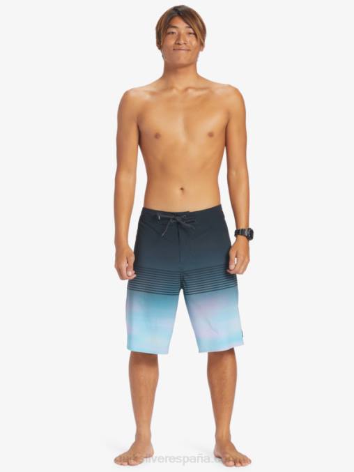 negro shorts de playa surfsilk slab 21 D6T4D451 hombres Quiksilver