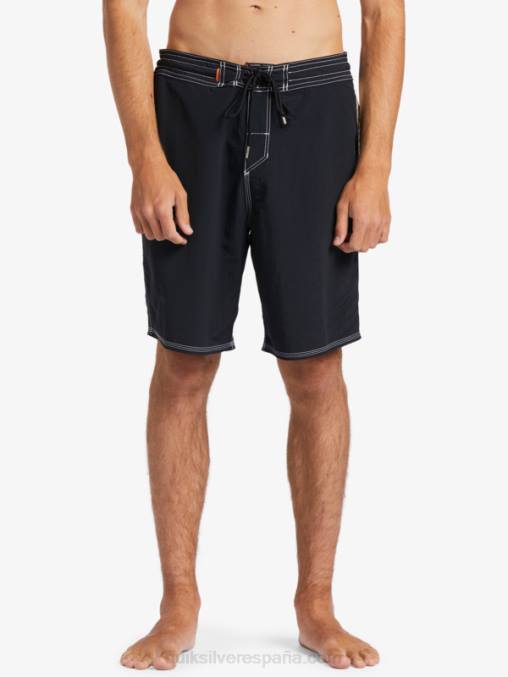 negro shorts de playa waterman retroceso 19 D6T4D1855 hombres Quiksilver