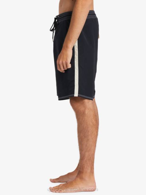 negro shorts de playa waterman retroceso 19 D6T4D1855 hombres Quiksilver