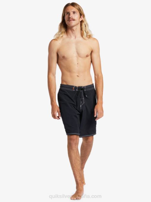 negro shorts de playa waterman retroceso 19 D6T4D1855 hombres Quiksilver