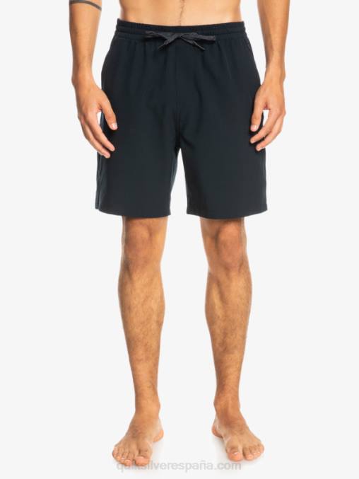 negro shorts elásticos ocean 18 anfibios D6T4D342 hombres Quiksilver