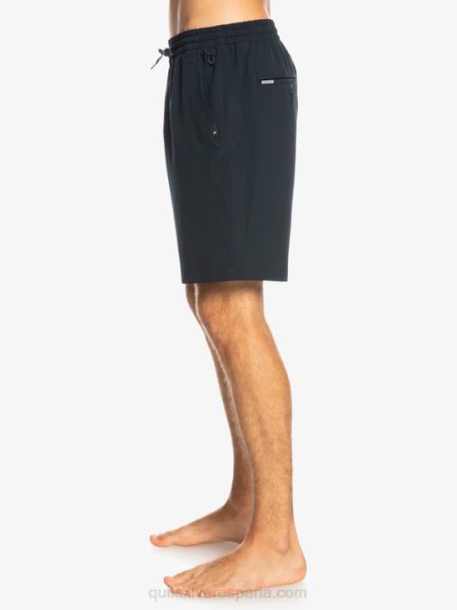 negro shorts elásticos ocean 18 anfibios D6T4D342 hombres Quiksilver