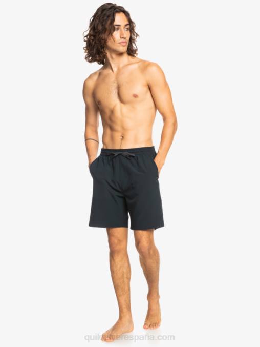 negro shorts elásticos ocean 18 anfibios D6T4D342 hombres Quiksilver