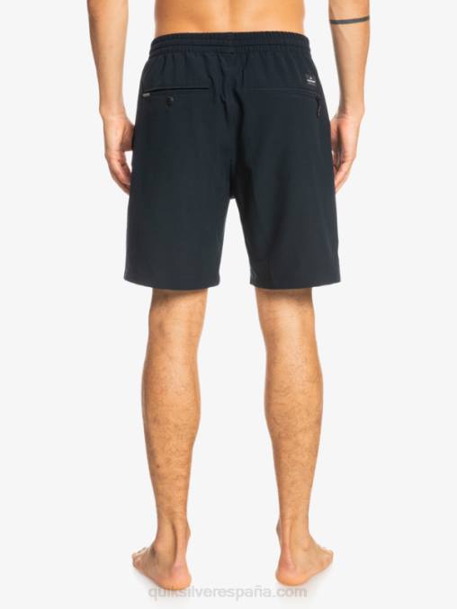 negro shorts elásticos ocean 18 anfibios D6T4D342 hombres Quiksilver