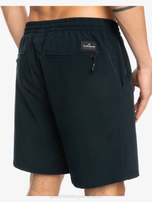 negro shorts elásticos ocean 18 anfibios D6T4D342 hombres Quiksilver