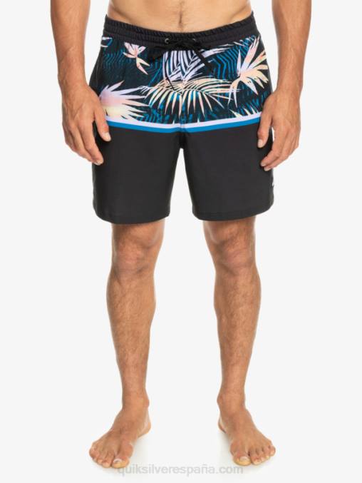 negro surfsilk division 17 voleas D6T4D1637 hombres Quiksilver