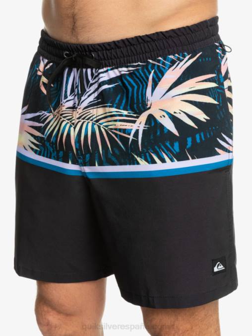 negro surfsilk division 17 voleas D6T4D1637 hombres Quiksilver