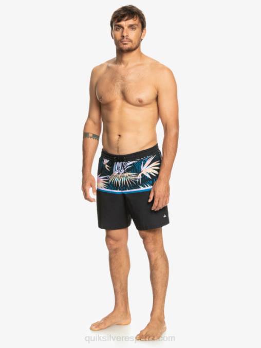 negro surfsilk division 17 voleas D6T4D1637 hombres Quiksilver
