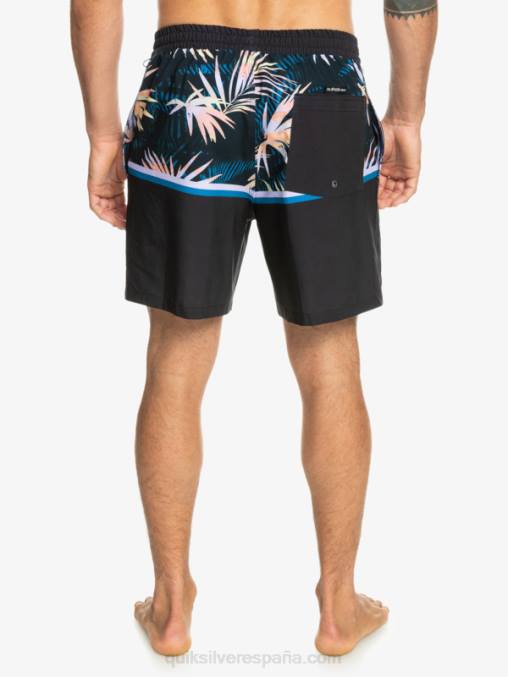 negro surfsilk division 17 voleas D6T4D1637 hombres Quiksilver