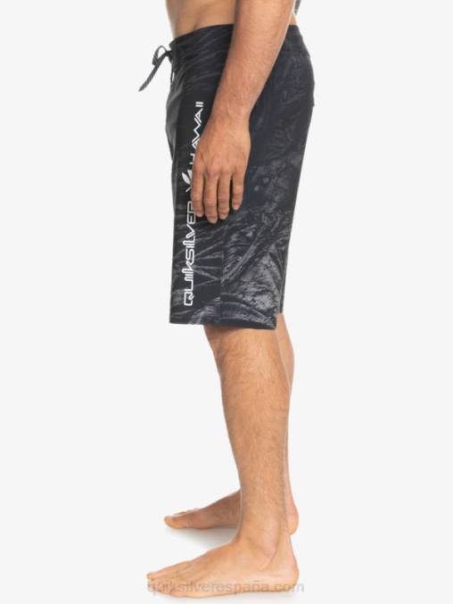 negro surfsilk hawaii homegrown faded 20 boardshorts D6T4D1608 hombres Quiksilver