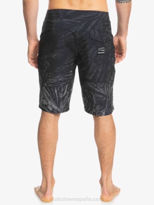 negro surfsilk hawaii homegrown faded 20 boardshorts D6T4D1608 hombres Quiksilver