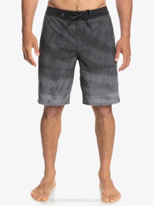 negro surfsilk masivo 20 shorts de playa D6T4D1593 hombres Quiksilver