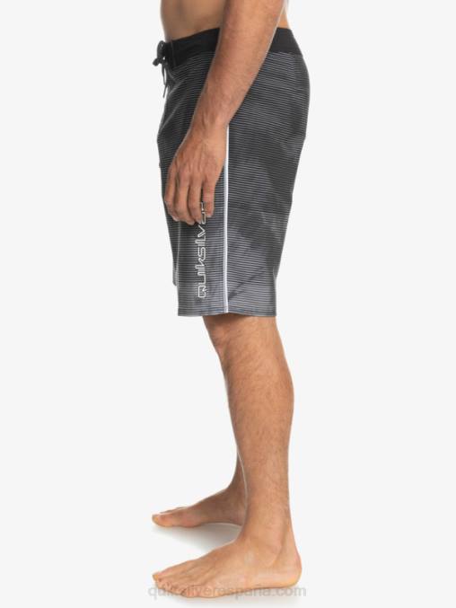 negro surfsilk masivo 20 shorts de playa D6T4D1593 hombres Quiksilver