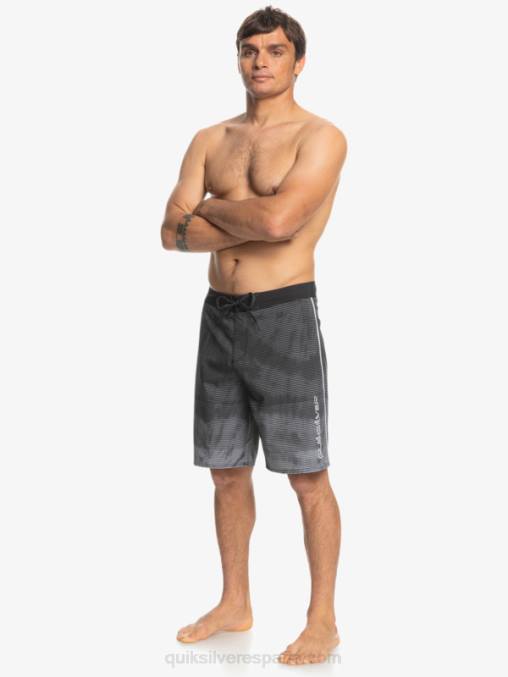 negro surfsilk masivo 20 shorts de playa D6T4D1593 hombres Quiksilver