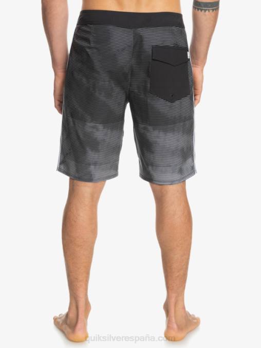 negro surfsilk masivo 20 shorts de playa D6T4D1593 hombres Quiksilver