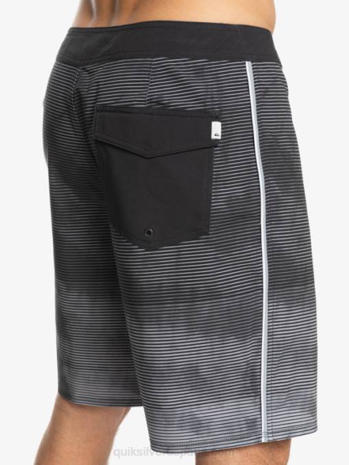 negro surfsilk masivo 20 shorts de playa D6T4D1593 hombres Quiksilver