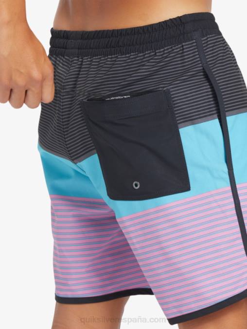 negro surfsilk tijuana 17 voleas D6T4D510 hombres Quiksilver