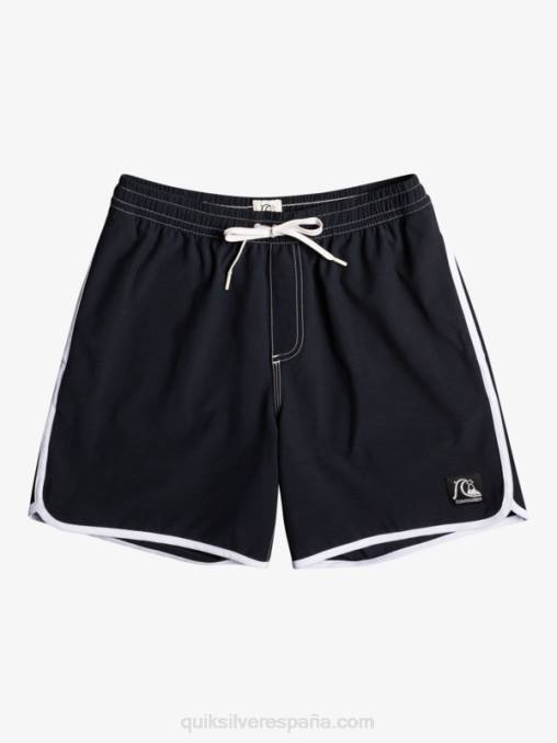 negro vieira original 17 voleas D6T4D200 hombres Quiksilver