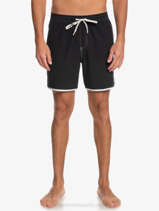 negro vieira original 17 voleas D6T4D200 hombres Quiksilver