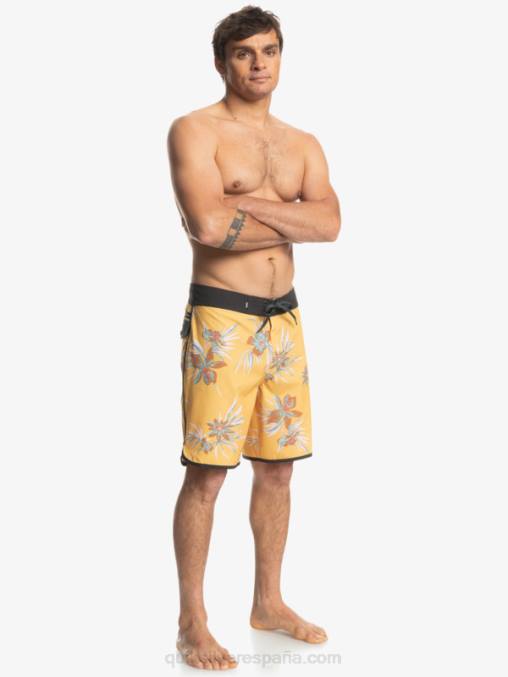 ocre shorts de playa surfsilk festoneado 19 D6T4D1491 hombres Quiksilver