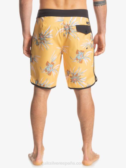 ocre shorts de playa surfsilk festoneado 19 D6T4D1491 hombres Quiksilver