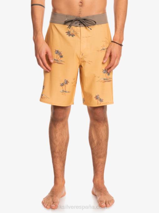 ocre shorts de playa surfsilk festoneado 19 D6T4D1497 hombres Quiksilver