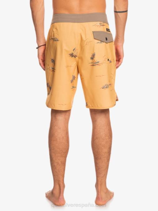 ocre shorts de playa surfsilk festoneado 19 D6T4D1497 hombres Quiksilver