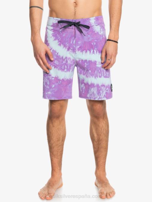 orquídea polvorienta surfsilk ribeteado 18 shorts de playa D6T4D1750 hombres Quiksilver