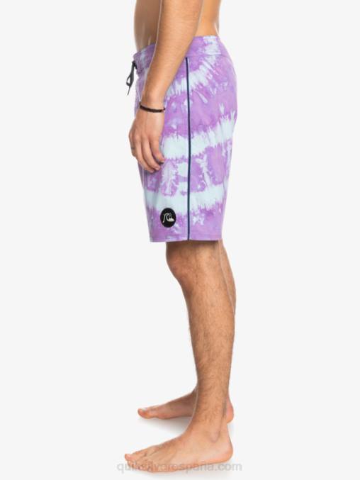 orquídea polvorienta surfsilk ribeteado 18 shorts de playa D6T4D1750 hombres Quiksilver