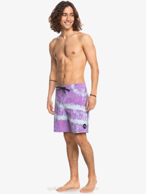 orquídea polvorienta surfsilk ribeteado 18 shorts de playa D6T4D1750 hombres Quiksilver