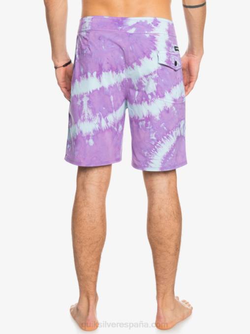 orquídea polvorienta surfsilk ribeteado 18 shorts de playa D6T4D1750 hombres Quiksilver