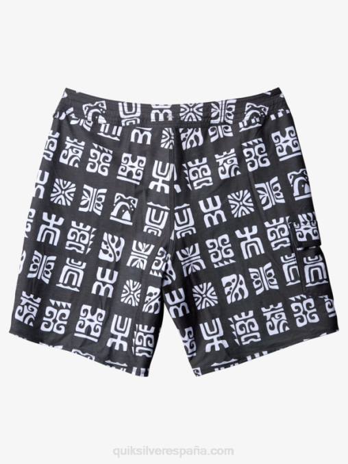 paleta de canal negro bs shorts de playa waterman channel paddle 20 D6T4D640 hombres Quiksilver