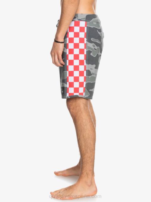 pino de mar shorts de playa arco 18 originales D6T4D1735 hombres Quiksilver