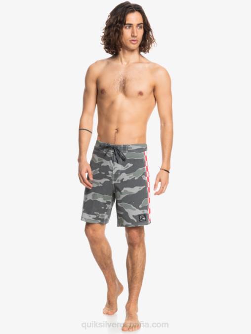 pino de mar shorts de playa arco 18 originales D6T4D1735 hombres Quiksilver