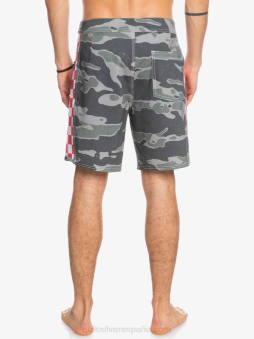 pino de mar shorts de playa arco 18 originales D6T4D1735 hombres Quiksilver