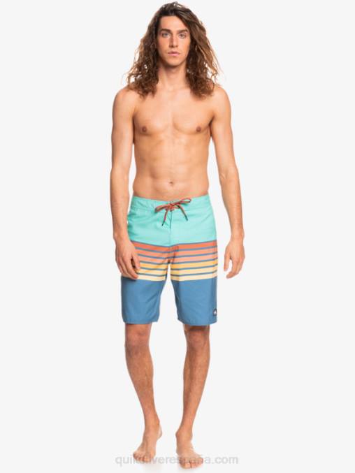 piscina azul shorts de playa daily swell vision 20 D6T4D1619 hombres Quiksilver