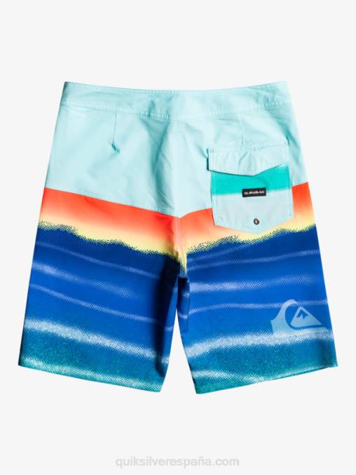 piscina verde shorts de playa surfsilk panel 20 D6T4D1455 hombres Quiksilver