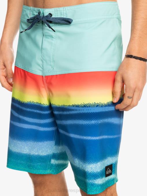 piscina verde shorts de playa surfsilk panel 20 D6T4D1455 hombres Quiksilver