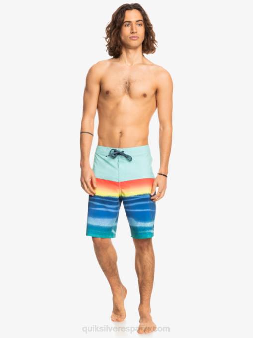 piscina verde shorts de playa surfsilk panel 20 D6T4D1455 hombres Quiksilver