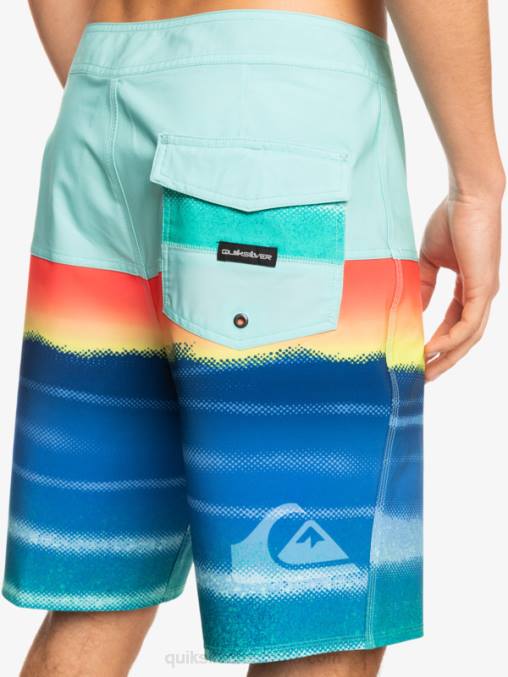 piscina verde shorts de playa surfsilk panel 20 D6T4D1455 hombres Quiksilver