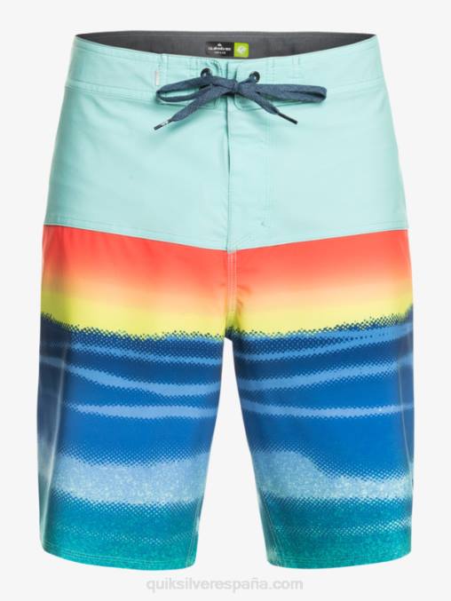 piscina verde shorts de playa surfsilk panel 20 D6T4D1455 hombres Quiksilver