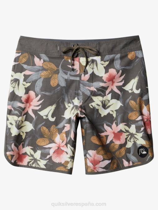 pista shorts de playa cáñamo elástico festoneado 19 D6T4D1740 hombres Quiksilver