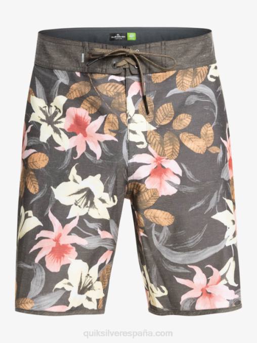 pista shorts de playa cáñamo elástico festoneado 19 D6T4D1740 hombres Quiksilver