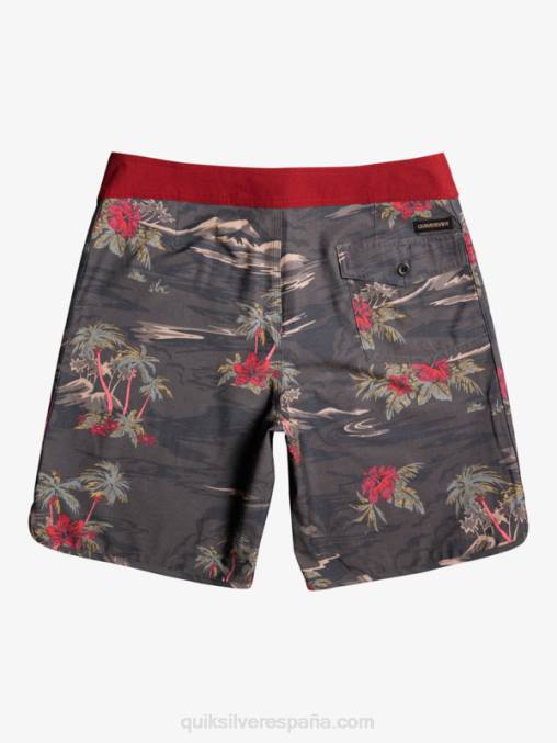 pista shorts de playa cáñamo elástico festoneado 19 D6T4D1742 hombres Quiksilver